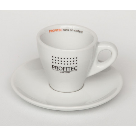 komplet filiżanek do espresso z logo firmy PROFITEC kpl. 6 szt