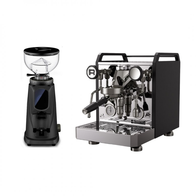 ROCKET Mozzafiato R Fast Black + Fiorenzato Allground Sense czarny